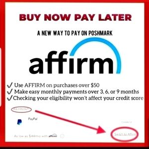 Affirm Designer Purse Bag Coach Michael Kors Kate Spade Marc Jacobs Brahmin ++